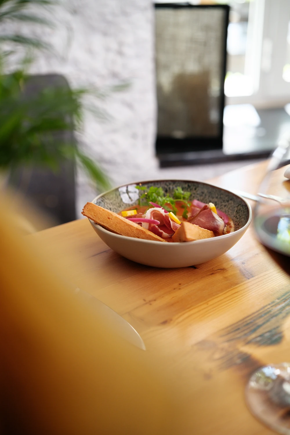 Gaspacho de poivrons & tomates